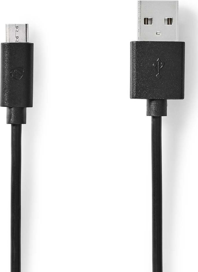 Kabel USB Nedis USB-A - micro-B 3 m Czarny (CCGL60500BK30)