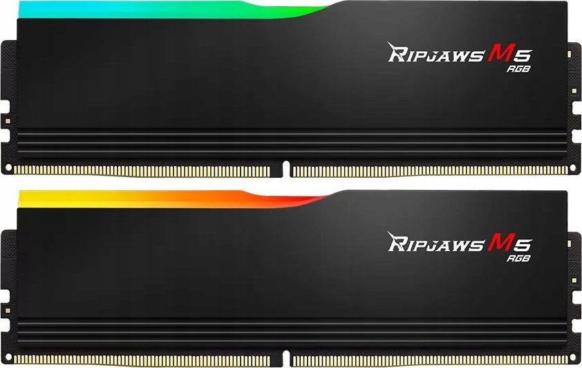 Pamięć G.Skill Ripjaws M5 RGB, DDR5, 96 GB, 5200MHz, CL40 (F5-5200J4040A48GX2-RM5RK) 1