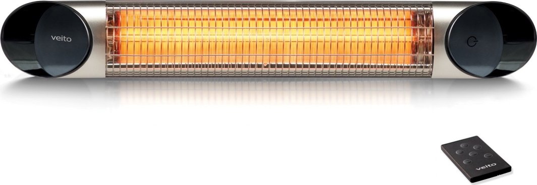 Sunred Infraraudonųjų spindulių šildytuvas Veito BLADE (sidabrinis, 2000W) 1