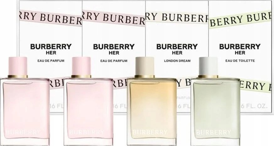 Alkotest SET MINIATUR BURBERRY Her EDP + Her EDP + London Dream EDP + Her EDT 4x5ml 1