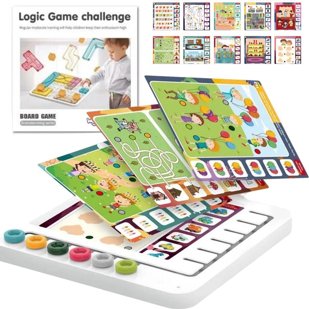 Woopie WOOPIE Zestaw 60 Gier Logicznych 3+ 1