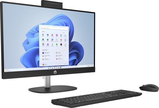Komputer HP Komputer All in One 24-cr0008nx / 8F8Q3EA / Intel i5-13 / 16GB / SSD 1TB / Intel Xe / FullHD / Win 11 / Czarny 1