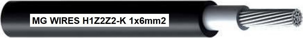 Dahua Technology Przewód fotowoltaiczny 1x6mm2, 0,6/1kV czarny, opakowanie 100m 1