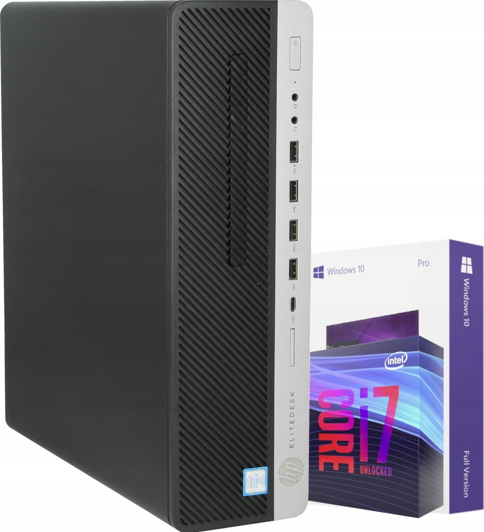 Komputer HP Komputer HP EliteDesk 800 G3 SFF i7-6700 8 GB 256 SSD W10Pro A- 1