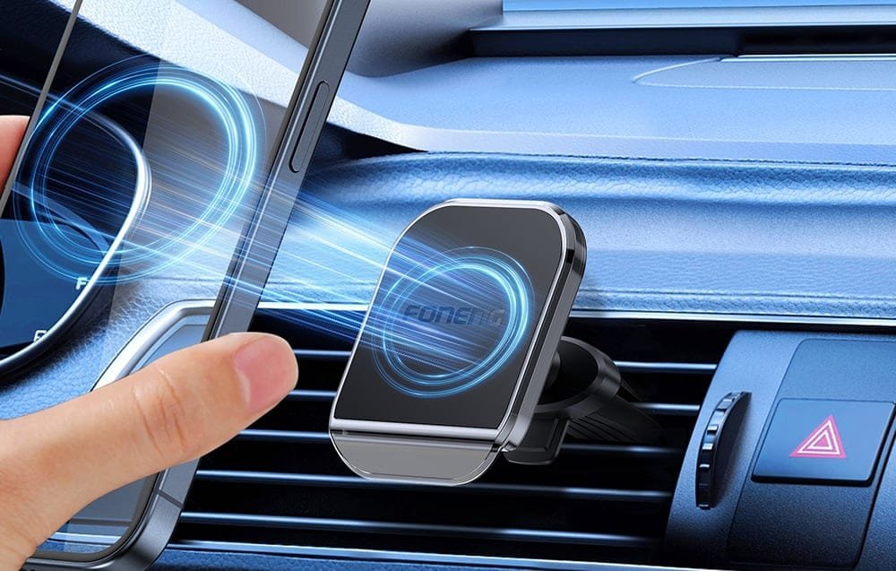 Foneng Magnetyczny uchwyt samochodowy do kratki Foneng CP106 (Czarny) 1