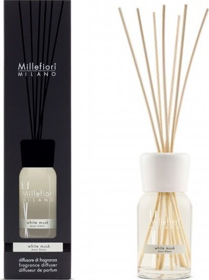 Dyfuzor zapachowy Grupa Zachodnia MM MILLEFIORI MILANO Pałeczki zapachowe 100 ml White Musk 1
