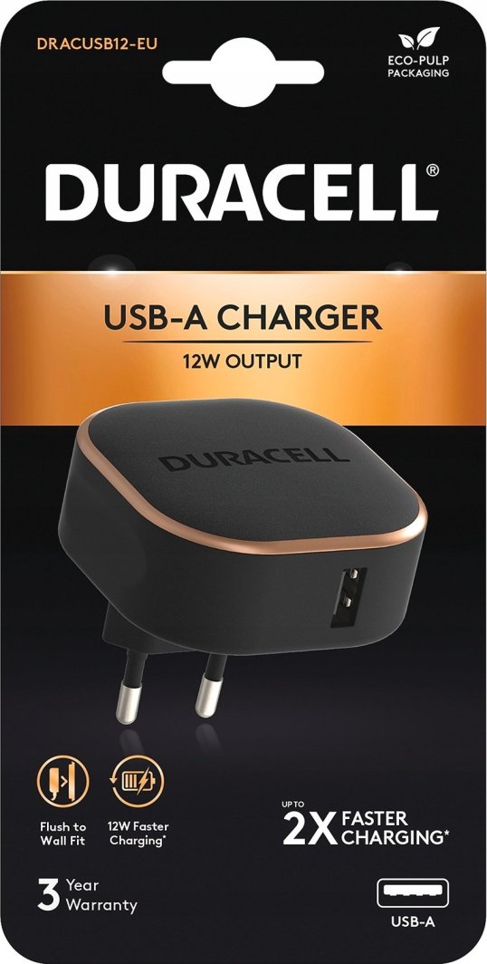 Duracell CHARGER DURACELL 1XUSB-A 2.4A 12W 1