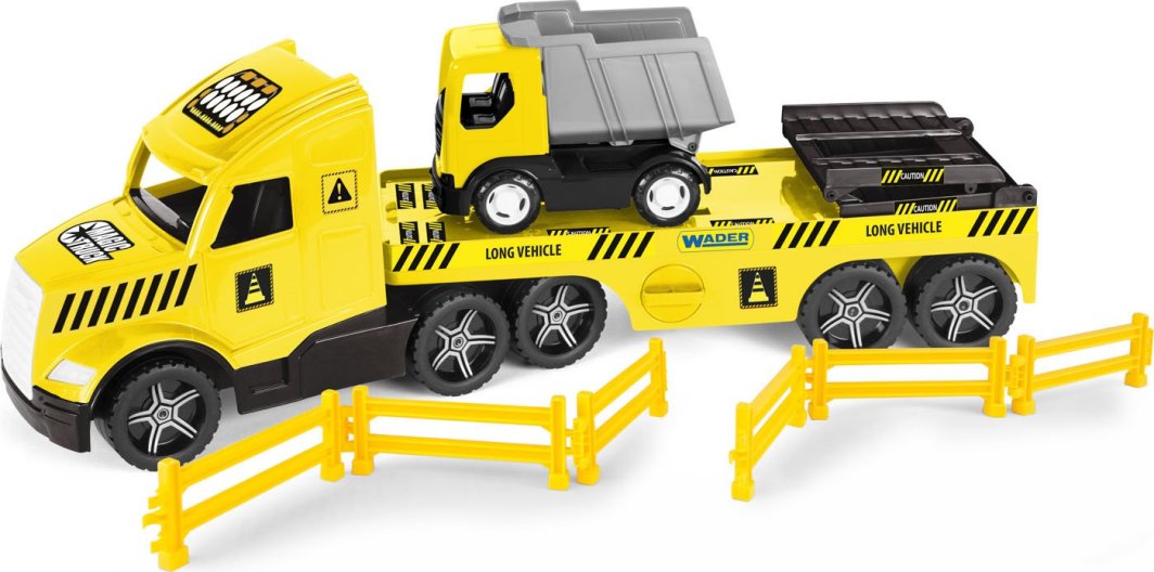 Wader WADER 36421 MAGIC TRUCK TECHNIC LAWETA Z WYWROTKĄ 1