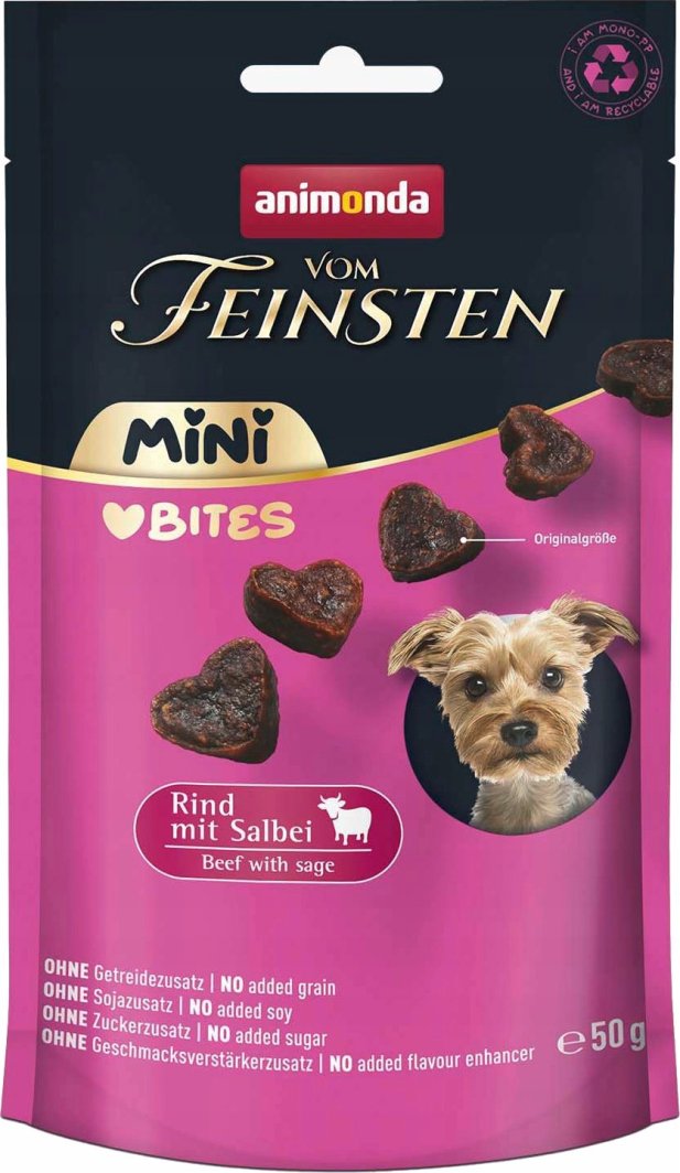 Animonda Animonda Vom Feinsten Mini Bites wołowina 50g 1