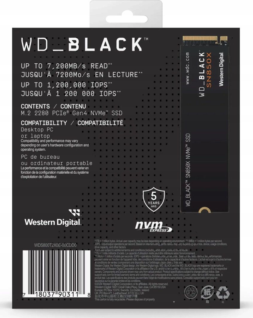 ウエスタンデジタル WD BLACK M.2 SSD 内蔵 8TB Amazon | WD_BLACK 8TB SN850X NVMe 内蔵ゲーミングソリッド