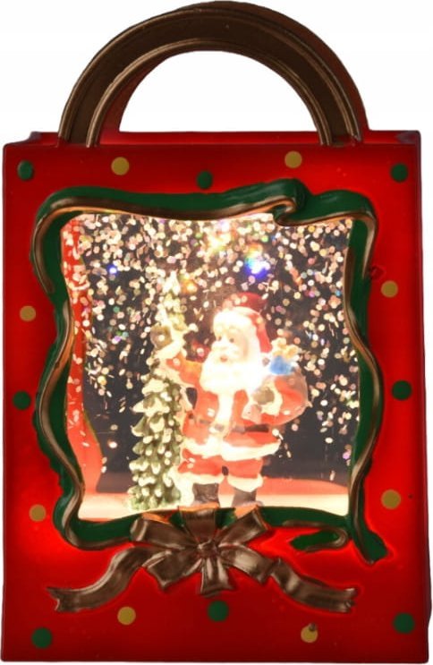 Koopman Świąteczna torba prezentowa LED 7.5x4x11.5 cm na baterie 1