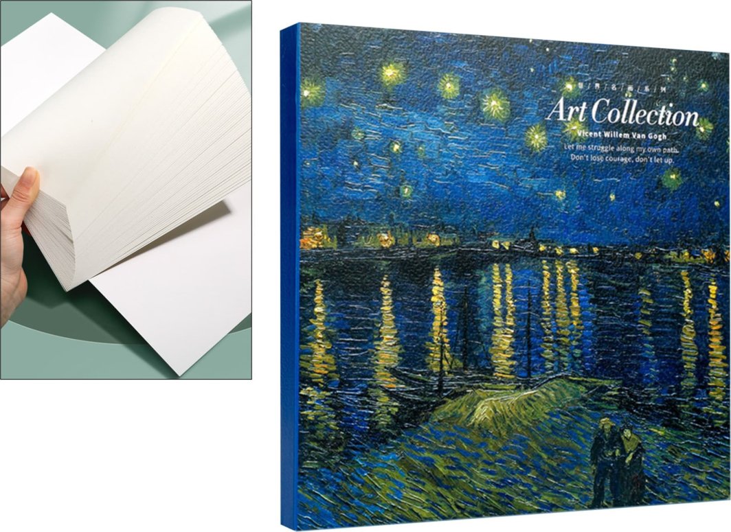 Hanipol Blok rysunkowy/szkicownik - V. van Gogh, Gwiaździsta Noc nad Rodanem. 1