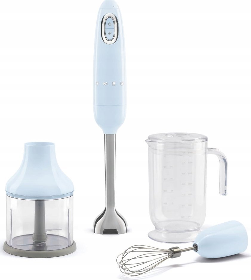 Blender Smeg Blender ręczny z akc. Smeg HBF03PBEU niebieski 1