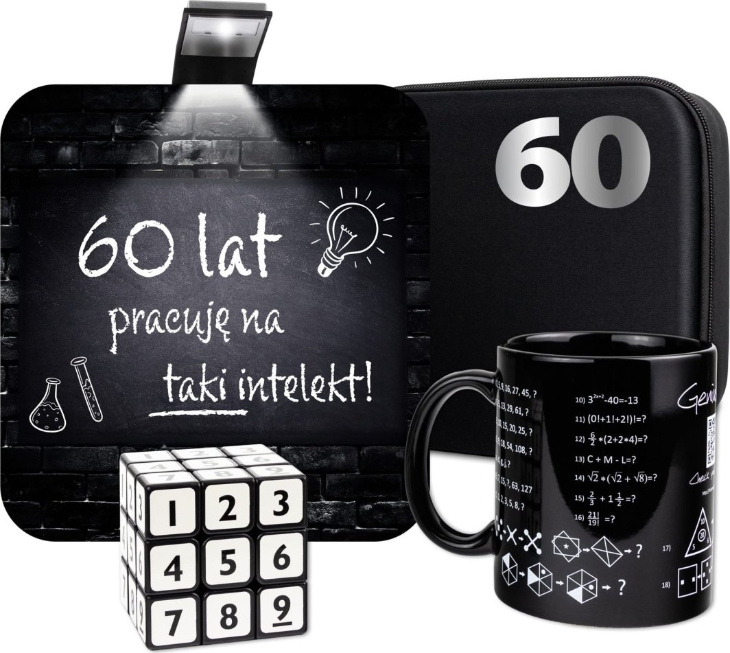 Froster Zestaw Prezentowy dla Geniusza - prezent na 60 urodziny - prezent na 60stkę 1