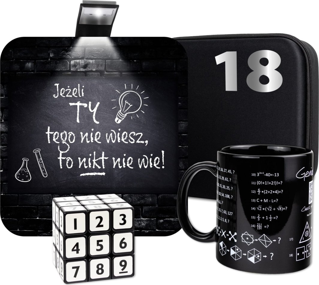 Froster Zestaw Prezentowy dla Geniusza - prezent na 18 urodziny - prezent na 18stkę 1