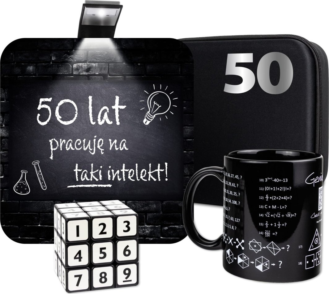 Froster Zestaw Prezentowy dla Geniusza - prezent na 50 urodziny - prezent na 50stkę 1
