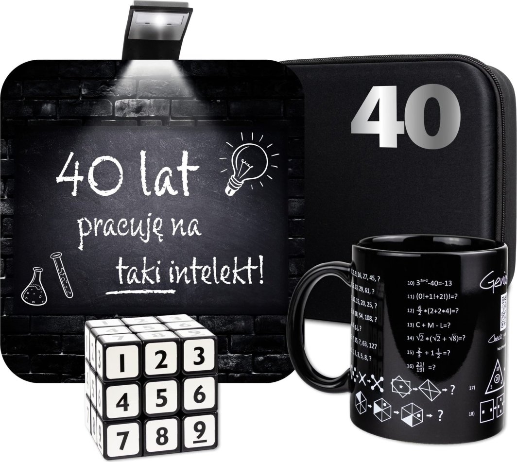 Froster Zestaw Prezentowy dla Geniusza - prezent na 40 urodziny - prezent na 40stkę 1