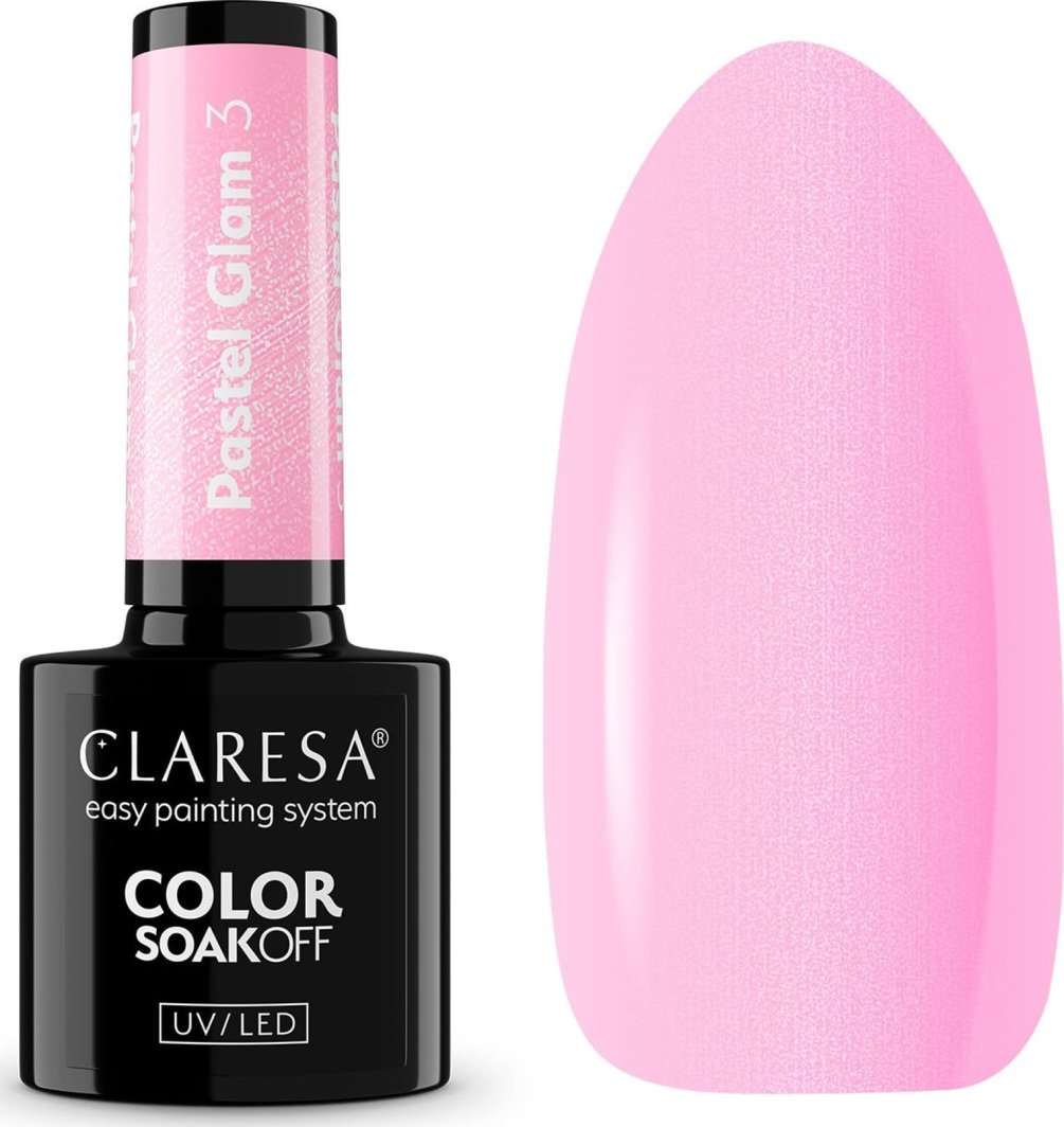 Claresa CLARESA Lakier hybrydowy Pastel Glam 3 1