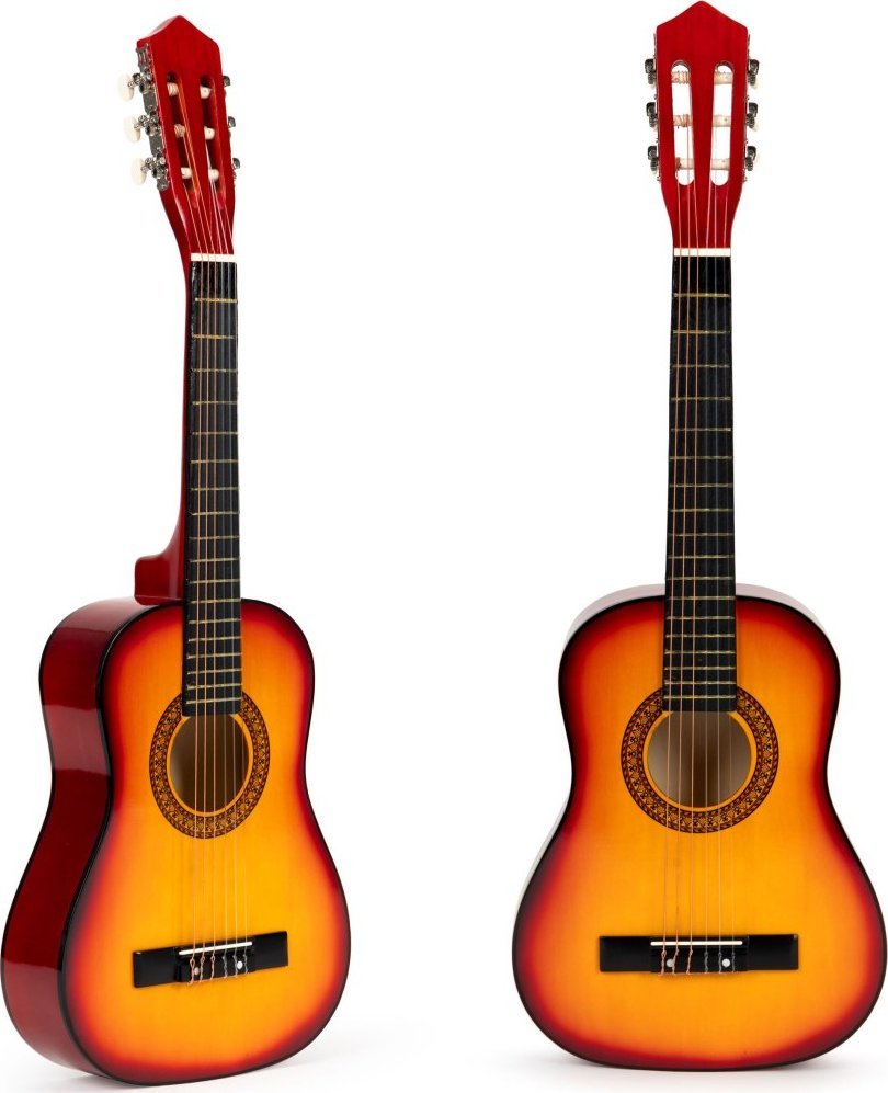 Ecotoys Gitara dla dzieci duża klasyczna drewniana 6 strun ECOTOYS 1