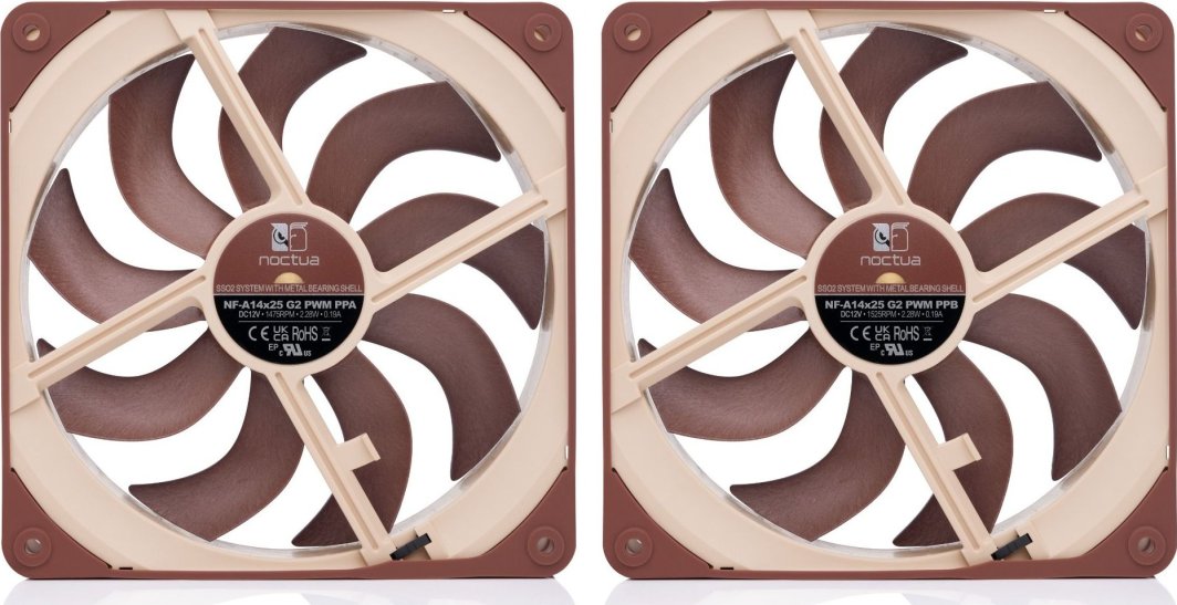Noctua NF-A14X25 G2 PWM SX2-PP 2-pack - Wentylator - Morele.net