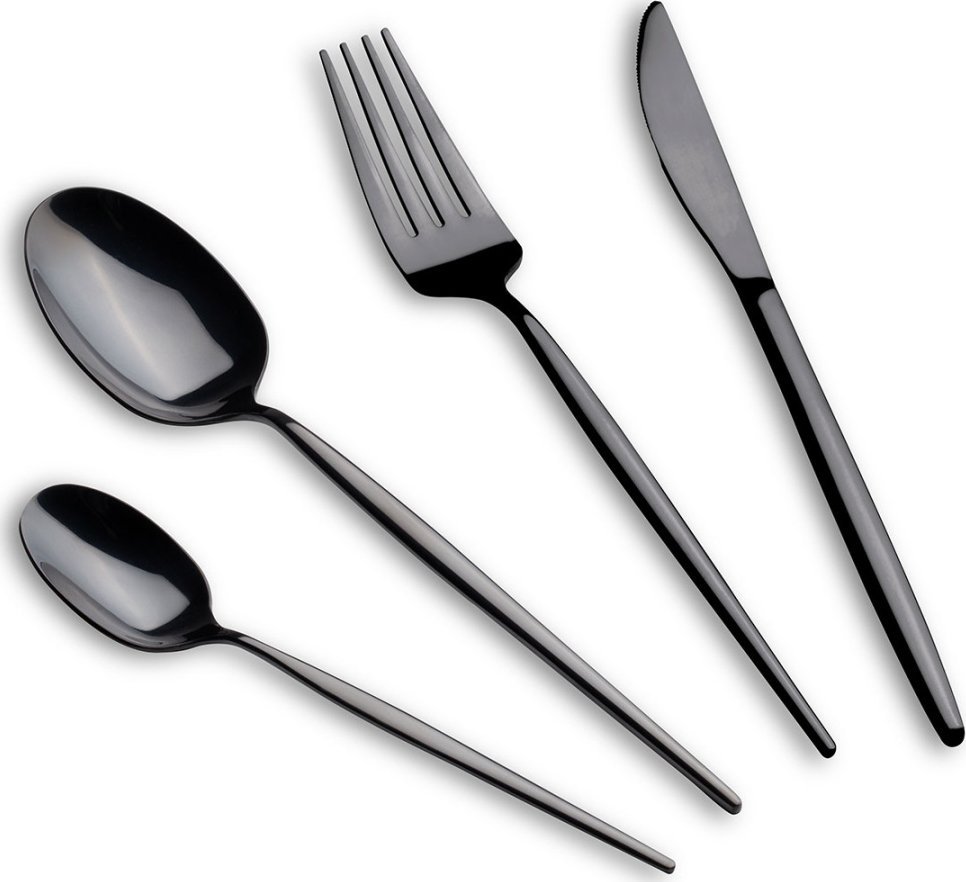 Berlinger Haus SZTUĆCE 24 ELEM. BERLINGER HAUS BH-3069 POŁYSK SHINY BLACK 1