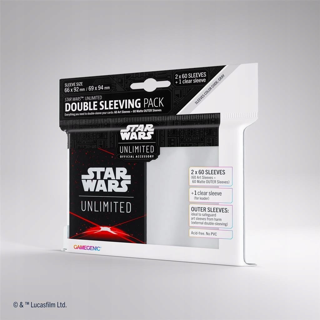 Gamegenic Gamegenic: Star Wars Unlimited - Double Sleeving Pack - Space Blue 1