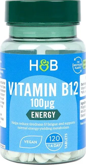 Holland & Barrett Holland & Barrett - Vitamin B12, 100mcg, 120 tabletek 1