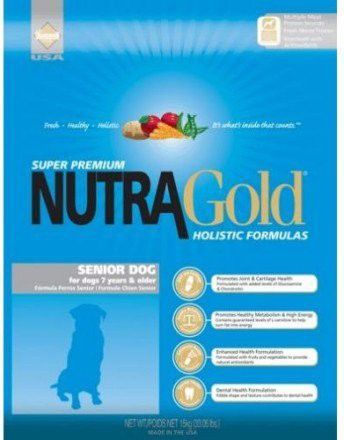 Nutra Gold Holistic Senior Dog 15kg 1