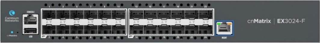 Switch Cambium Networks cnMatrix EX3024F, Intelligent 1