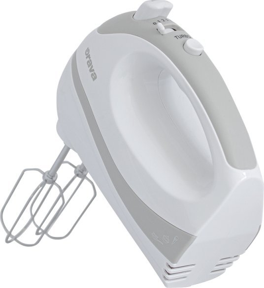 Mikser Orava Orava SL-110 ruční šlehač, 300 W, 75 dB, 5 rychlostí, pulzní spínač, šedá / bílá 1