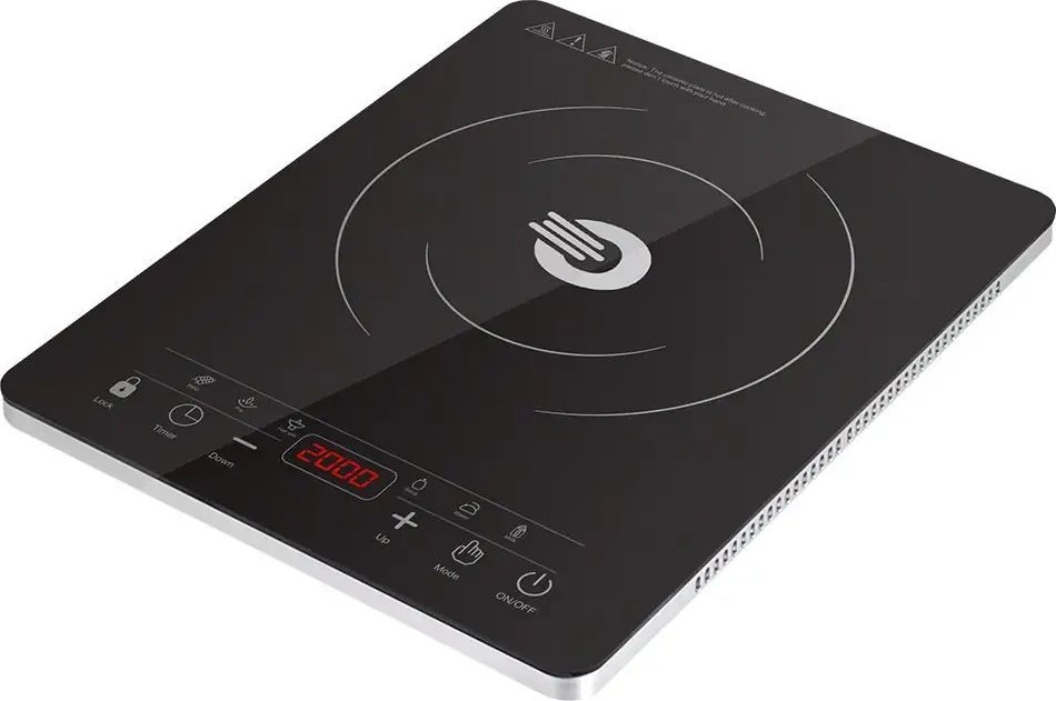 Orava Orava VP-22i indukční varná deska, 2000 W, 9 volitelných stupňů, LED displej, 50 dB, časovač, digitální ovládání, černá 1