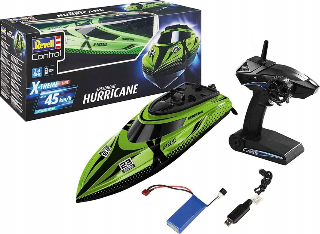 Revell Revell X-TREME Speedboat HURRICANE, RC (green/black) 1