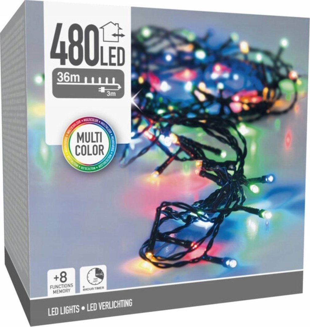 Lampki choinkowe Christmas decoration LAMPKI CHOINKOWE ŁAŃCUCH ŚWIETLNY 480 LED TIMER MULTIKOLOR 1