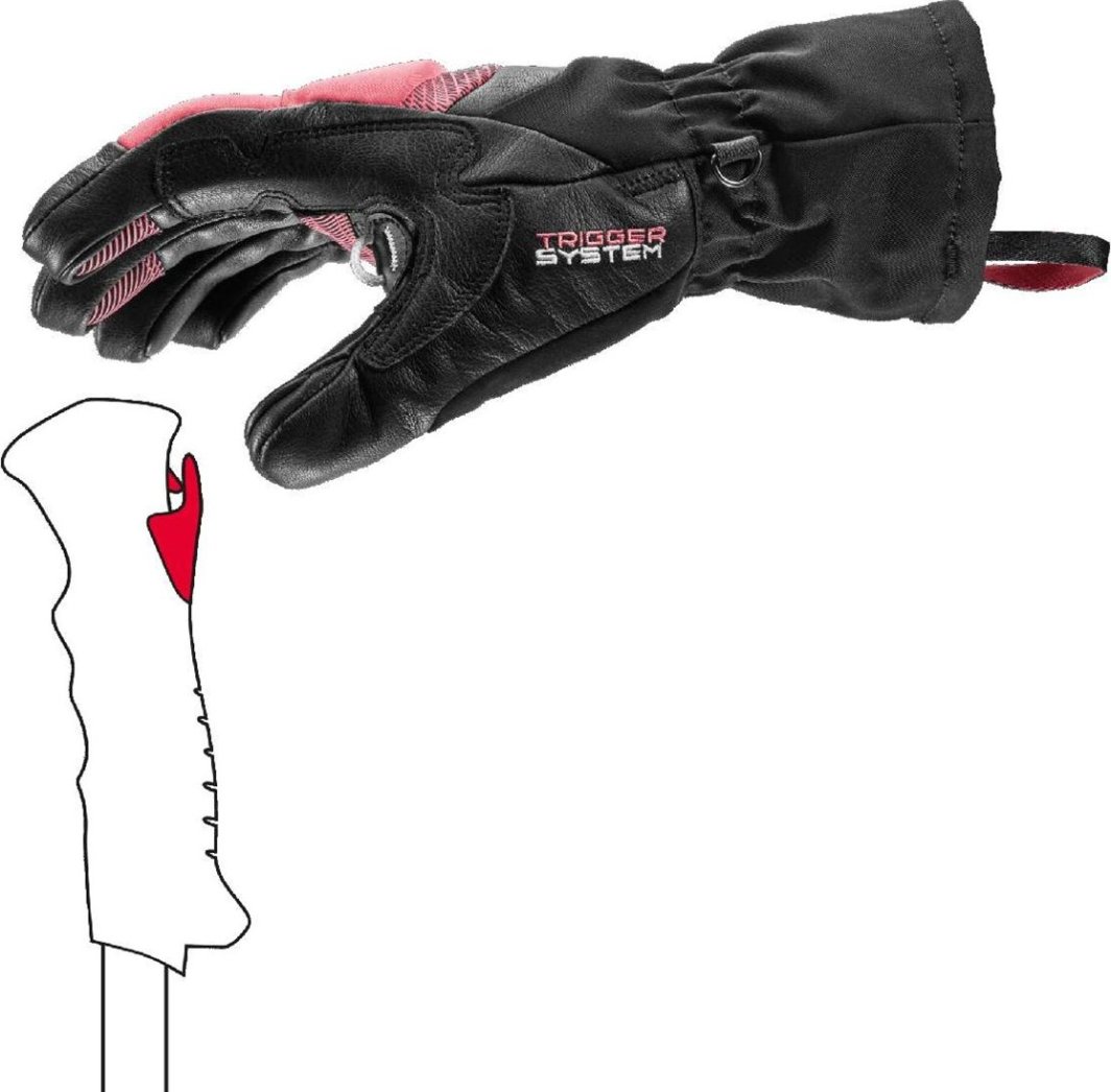 Leki LEKI RĘKAWICE Griffin Base 3D Women rose 8.0 1