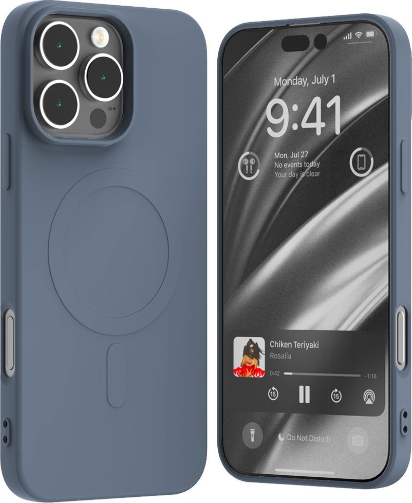 Mercury Mercury MagSafe Semi-Silicone iPhone 16   Pro Max 6,9" granatowy /sierra blue 1