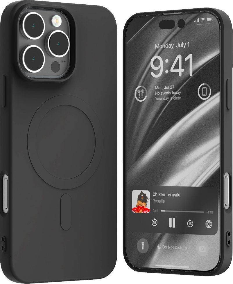 Mercury Mercury MagSafe Semi-Silicone iPhone 16 Pro Max 6,9" czarny/black 1