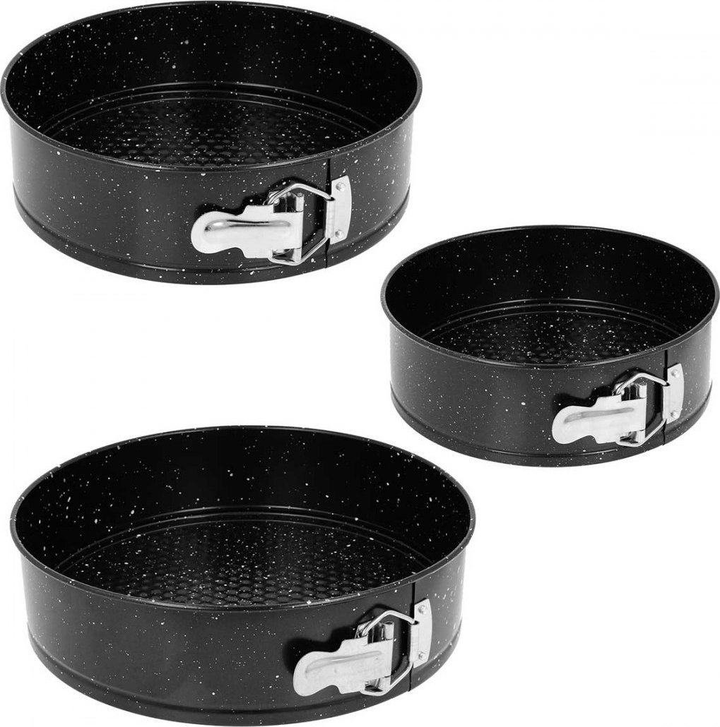 Brunbeste Tortownice 3 szt. 22/24/26 cm granitowe 1