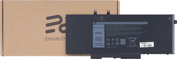 Bateria Encore Energy Nowa Bateria Encore Energy do Dell Latitude 5501 5401 Precision 3541 68Wh 15.2V 4474mAh 3HWPP 1