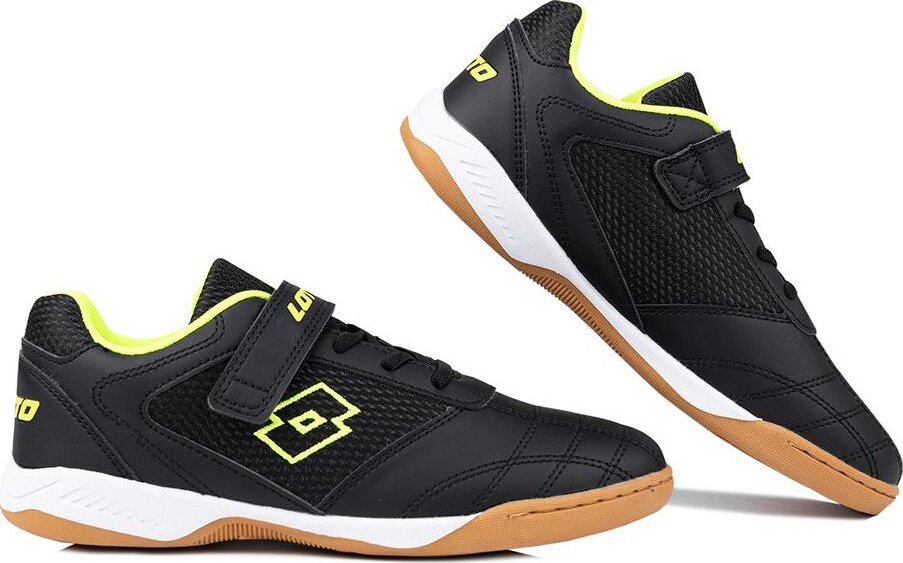 Lotto Buty dziecięce Lotto Whizzer K czarno-żółte 2600120K 1124 28 1