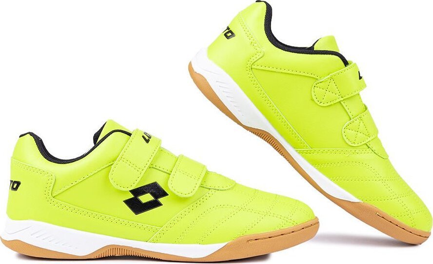 Lotto Buty dziecięce Lotto Whizzer K limonkowo-czarne 2600120K 6311 34 1