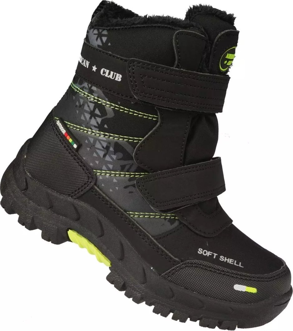 American Club Dziecięce buty zimowe American Club BHL102/24BL czarne 31 1