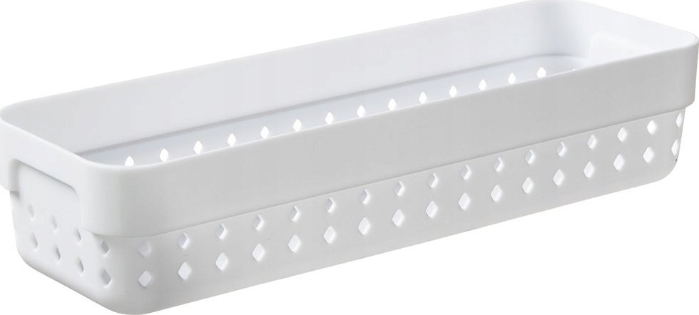 Plast Team PLAST TEAM - Koszyk plastikowy - Seoul Medium - Organizer - Pojemnik na drobiazgi - biały 1