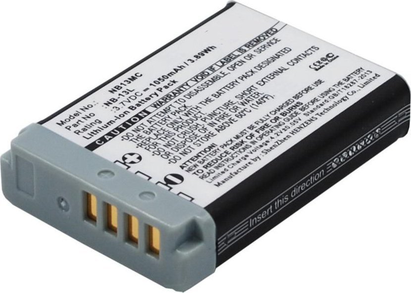 Akumulator CoreParts CoreParts MBXCAM-BA072 bateria do aparatu/kamery Litowo-jonowa (Li-Ion) 1050 mAh 1