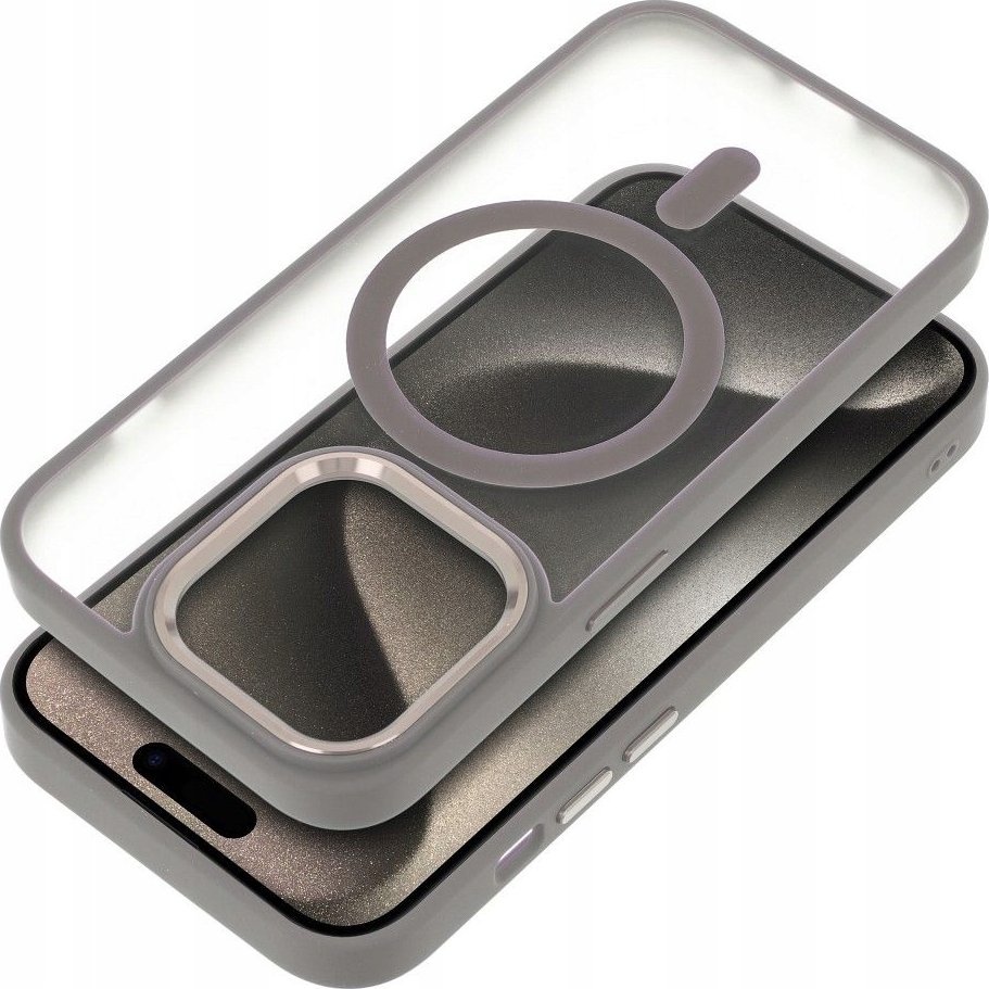 OEM Futerał MATTE MAG COVER kompatybilny z MagSafe do IPHONE 16 Pro Max tytanowy