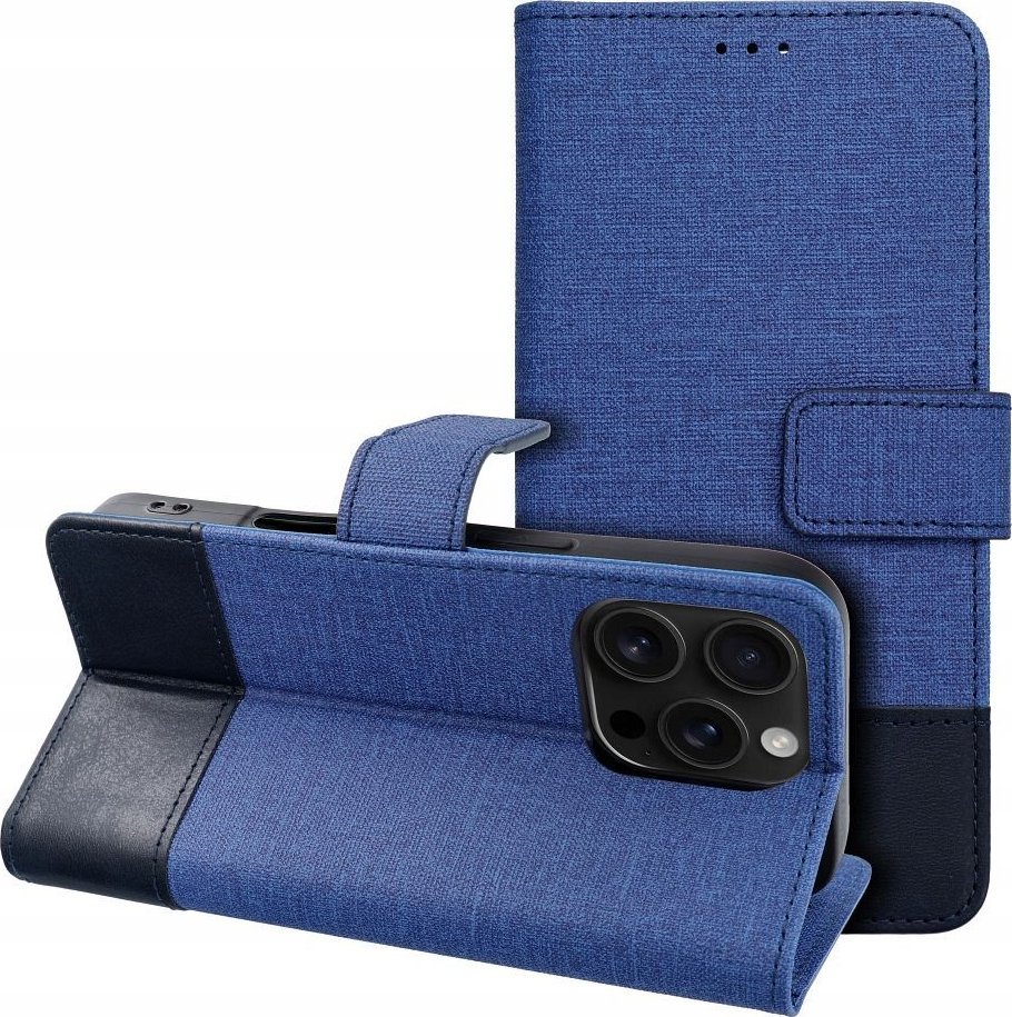 OEM Kabura GOMMA Book do IPHONE 11 niebieski 1