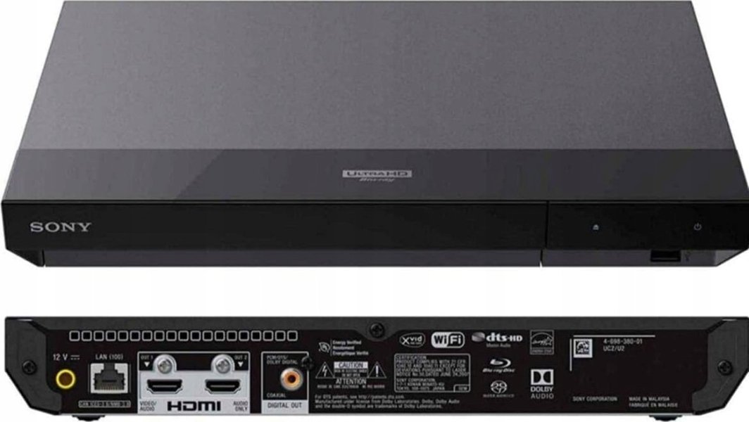 Sony Odtwarzacz Blu-ray Ultra HD UBP-X700 HDR streaming 4K USB