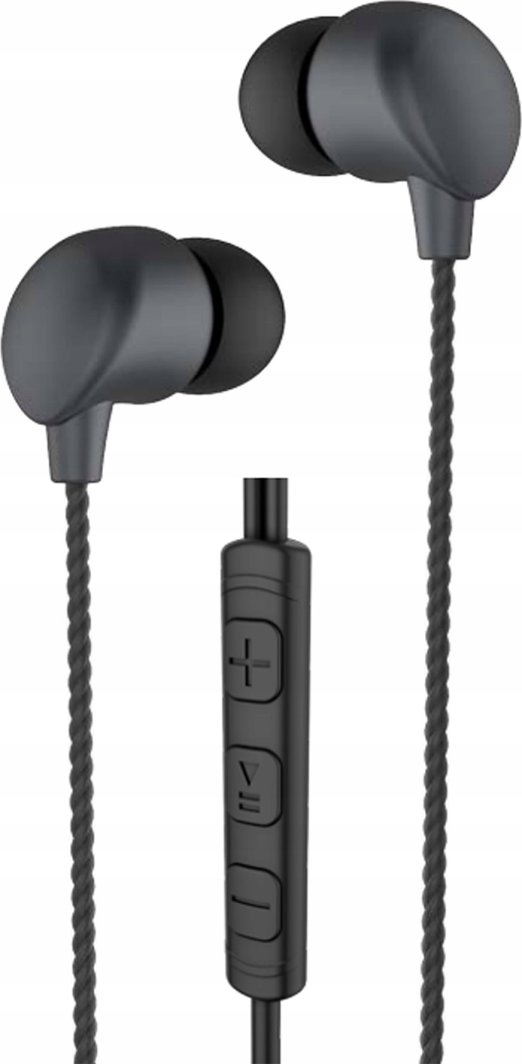 Słuchawki Audeeo Słuchawki Audeeo Metallic Wired Earphones 2 (czarne) 1
