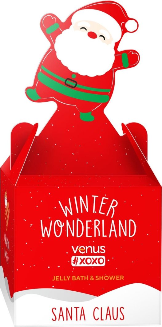 ART.ROZNE VENUS Xoxo Zestaw prezentowy - Winter Wonderland Jelly Bath&Shower Santa Claus 1