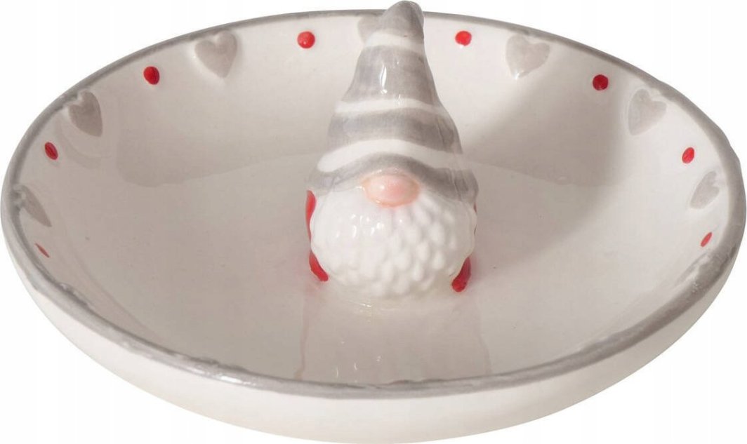 Boltze Home Ozdobny talerzyk z Mikołajem, Ø11 cm 1