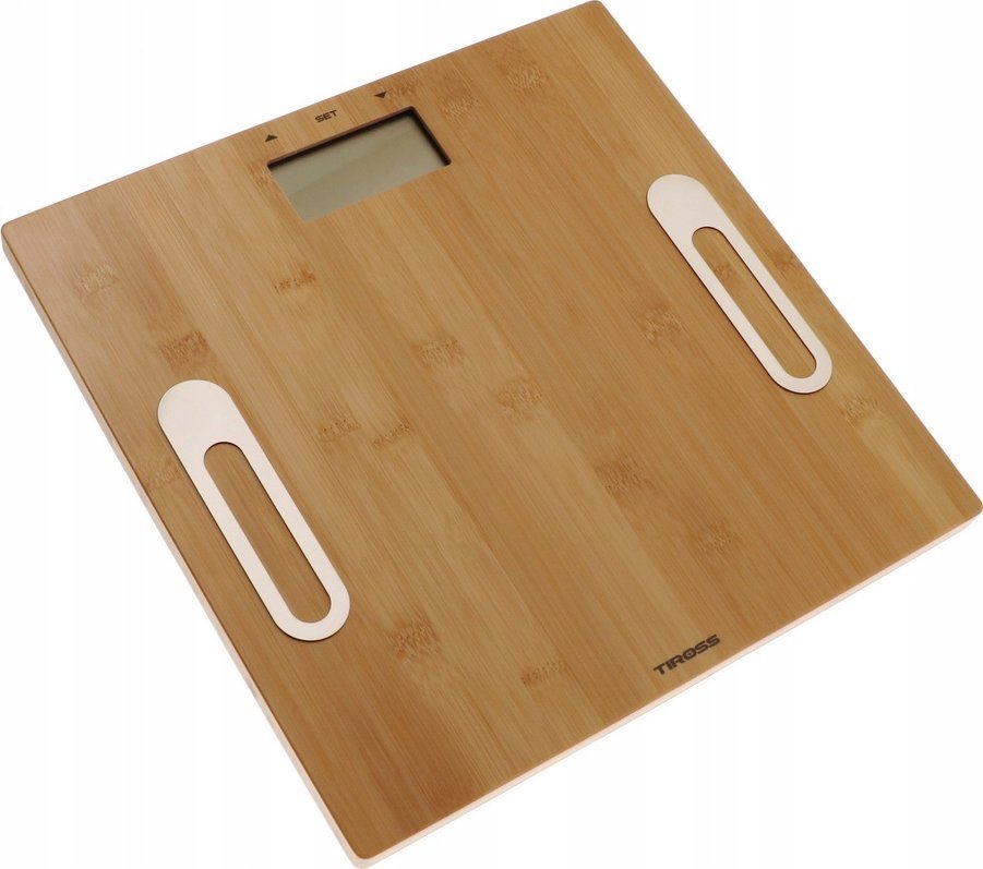 Waga łazienkowa Yermos ELEKTRONICZNA WAGA Łazienkowa Bambusowa ANALITYCZNA 1313 1